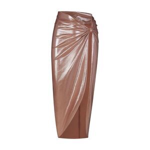 Skims Liquid Shine Swim Sarong Skirt Cinnamon Size XS